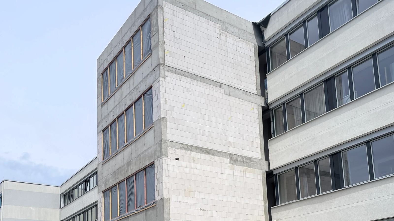 Nachbau historisches Gebäude vor der Sanierung